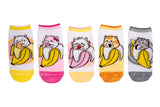 Bananya 5 Pair Lowcut Socks