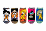 Dragon Ball Z Spacedye 5 Pair Lowcut Socks
