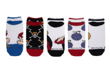 One Piece Luffy 5 Pair Lowcut Socks