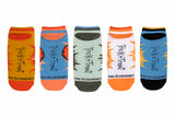 Trick 'r Treat Faces 5 Pair Lowcut Socks