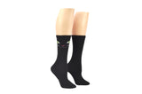 Everything Legwear Halloween Cat Face Crew Sock