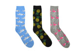 SOCK HOUSE CO. Mens Beach 3 Pair Pack Crew Socks