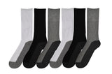 SOCK HOUSE CO. Mens Boot Sock Full Cushion Comfort 6 Pair Pack Socks