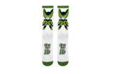 Dragon Ball Z Cell Chibi Athletic Crew Socks