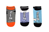 Dragon Ball Z Chibi Character 3 Pair Pack Lowcut Socks