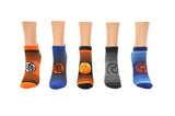 Dragon Ball Super Stripe 5 Pair Pack Lowcut Socks