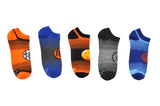 Dragon Ball Super Stripe 5 Pair Pack Lowcut Socks