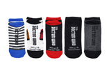 Doctor Who 5 Pair Lowcut Pack Socks