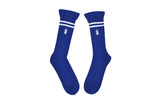 Doctor Who Embroidered Tardis Stripe Crew Sock