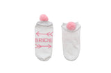 Sock House Co. Bride Pom Pom Lowcut Sock