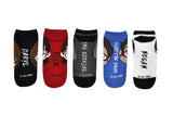 The Walking Dead Chibi Characters 5 Pair Pack Lowcut Socks