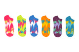 Sock House Co. Ladies Tie Dye Socks 6 Pair Pack Lowcut Socks