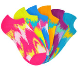 Sock House Co. Ladies Tie Dye Socks 6 Pair Pack Lowcut Socks