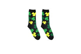 Everything Legwear St. Patrick's Day Large Clover Crew Sock