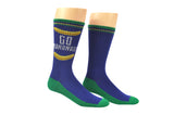 Sock House Co Mens Go Bananas Athletic Crew Socks
