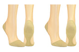 InvisaSock Closed Toe 2 Pair Pack Socks - Nude