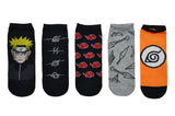 Naruto Shippuden Symbols 5 Pair Pack Low Cut Socks