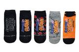 Naruto Shippuden Symbols 5 Pair Pack Low Cut Socks