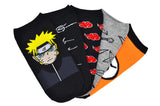 Naruto Shippuden Symbols 5 Pair Pack Low Cut Socks