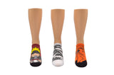 Naruto Shippuden Nine Tails 3 Pair Pack Lowcut Socks