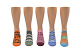 Naruto Shippuden 5 Pair Pack Lowcut Socks Ninetails, Kakashi, Sakura, Sasuke, and Naruto