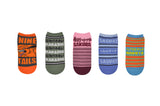 Naruto Shippuden 5 Pair Pack Lowcut Socks Ninetails, Kakashi, Sakura, Sasuke, and Naruto