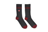 Naruto Shippuden Cloud Symbol Embroidered Athletic Crew Sock