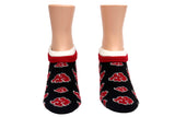 Naruto Shippuden Akatsuki Cloud Slip On Sock