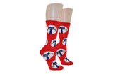 Pete the Cat Adult Pete Polka Dot Crew Socks