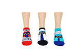 Pete the Cat Kids I Heart Pete 3 Pair Pack of Lowcut Socks