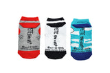 Pete the Cat Kids I Heart Pete 3 Pair Pack of Lowcut Socks
