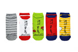 Pete the Cat Adult 5 Pair Pack of Lowcut Socks
