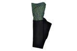 Black Over the Knee Ladies Lurex Cuff Socks