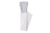 White Over the Knee Ladies Lurex Cuff Socks