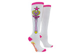 Pink Moon Wand Knee High Socks