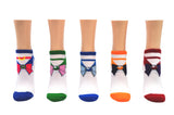 Sailor Moon Bows 5 Pair Lowcut Socks Sailor Moon Jupiter Mercury Venus Mars