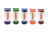 Sailor Moon Bows 5 Pair Lowcut Socks Sailor Moon Jupiter Mercury Venus Mars