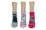 Sailor Moon Cat 3 Pair Pack Lowcut Socks