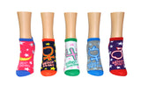 Sailor Moon Symbols 5 Pair Pack of Lowcut Socks Sailor Moon, Mercury, Jupiter, Venus, Mars.