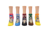 Sailor Moon 5 Pair Pack Lowcut Socks Sailor Mercury Sailor Mars Sailor Jupiter Sailor Venus