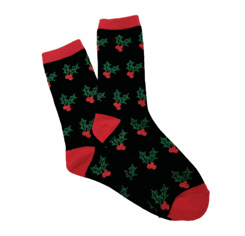 Everything Legwear Tossed Holly Crew