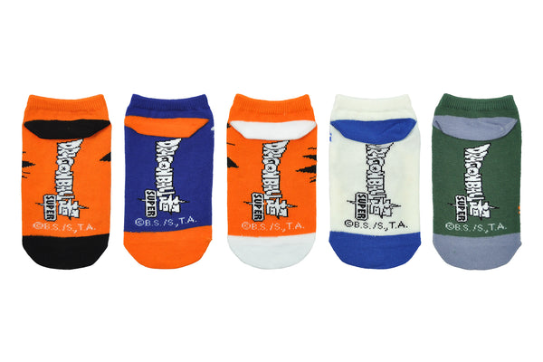 Dragon Ball Super Kids 5 Pair Lowcut Socks