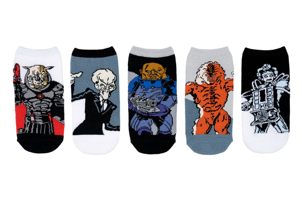 Doctor Who Villians 5 Pair Lowcut Socks