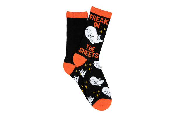Everything Legwear Halloween Freak in the Sheets Crew Sock