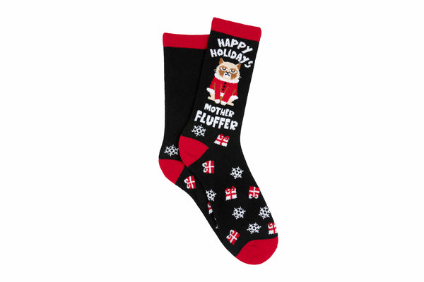 Everything Legwear Christmas Happy Holidays Crew Sock