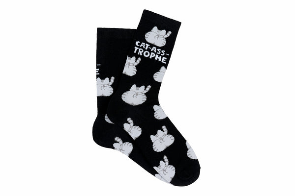 Sock House Co. Cat-Ass Trophe Crew Socks