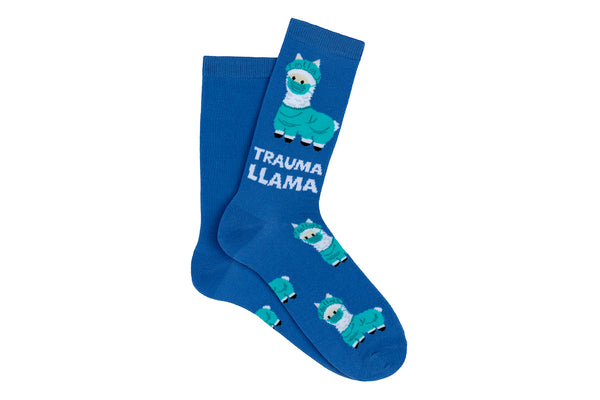 Sock House Co. Trauma Llama Crew Socks