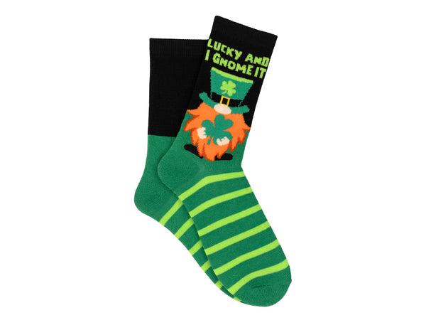 Everything Legwear Lucky and I Gnome It Crew Sock
