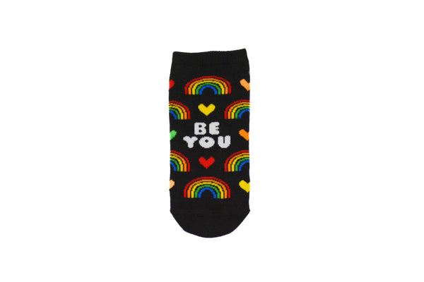 Everything Legwear Be You Rainbow Lowcut Sock