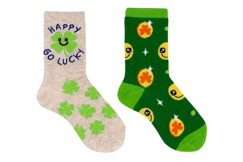 Everything Legwear Kids Happy Go Lucky 2 Pair Crew Socks